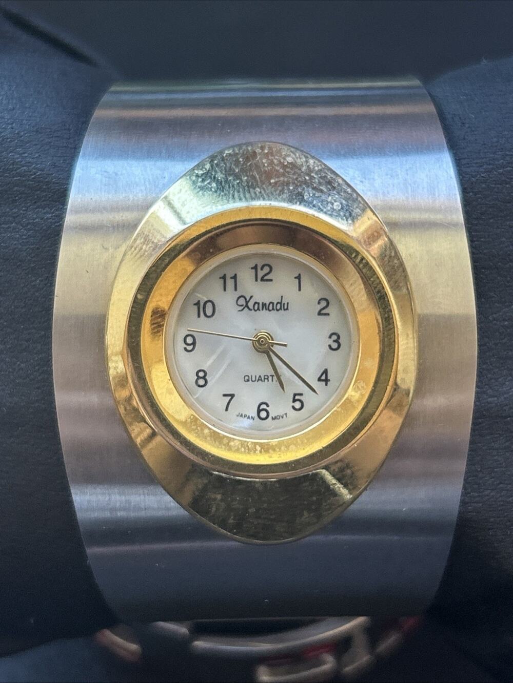 Xanadu Two Tone Women’s Cuff Watch